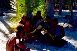 Musik am Strand