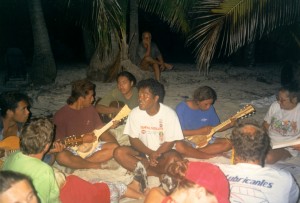 Singen am Strand