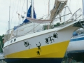 Schiff an Land