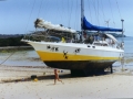 Schiff trockengefallen
